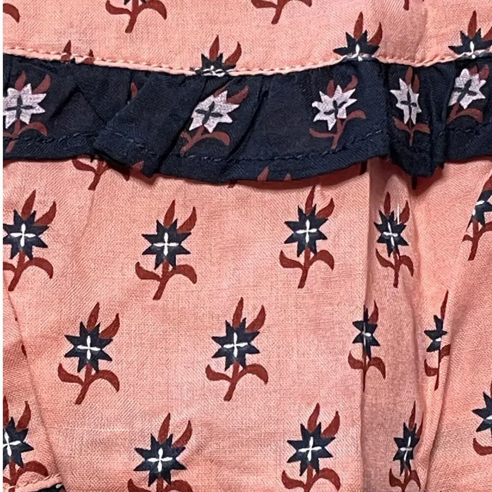 Scotch & Soda All over Print Pinafore Girl's Sundress size 8 NEW
